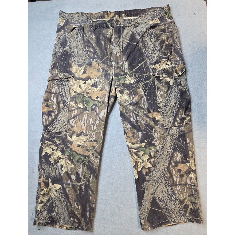 Vintage Mossy Oak Men's Cargo Camo Pants  42"x28" Treestand‎ USA Hunting 90's